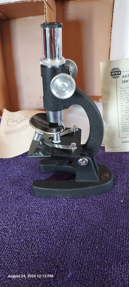 Vintage Par C Model 101 Tiny Microscope