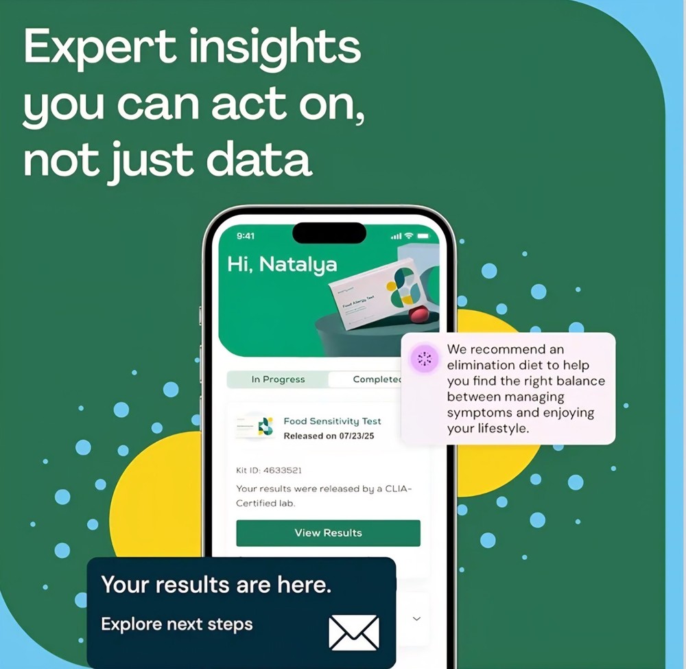 EverlyWell Food Sensitivity Comprehensive Self Test Kit - White (204 Count)