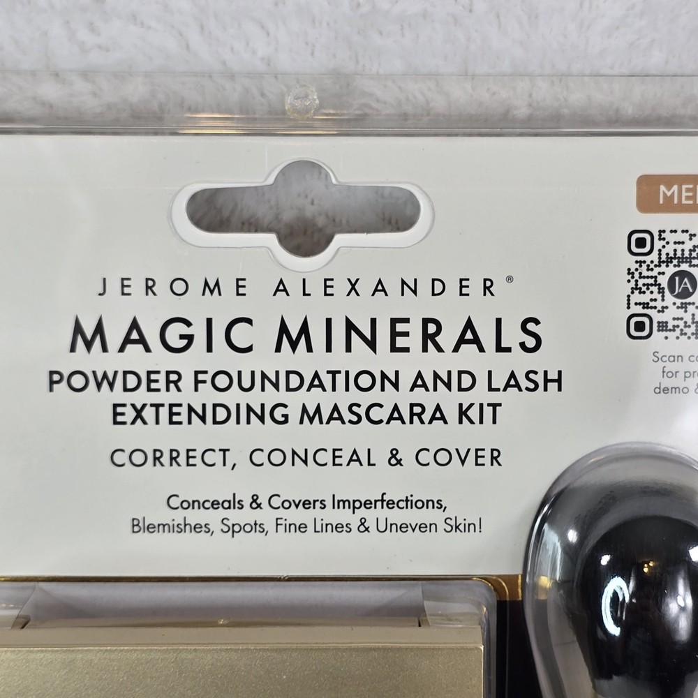Jerome Alexander MagicMinerals Conceals & Covers Foundation & Mascara - Medium