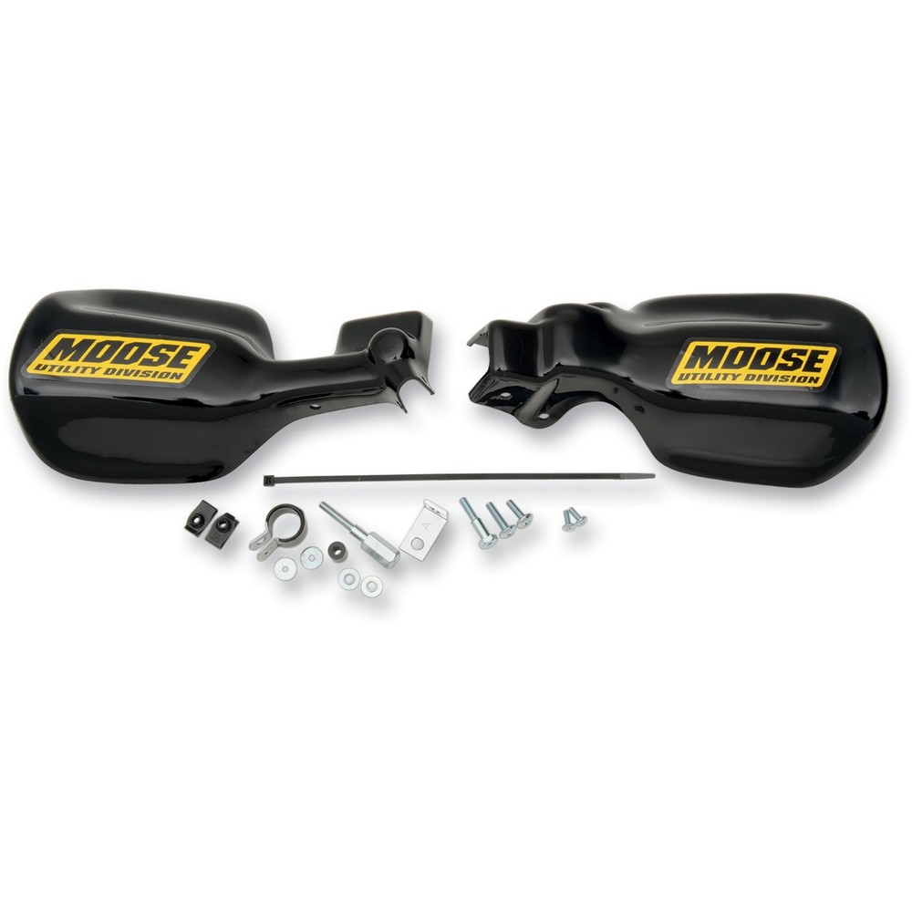 Moose ATV Black Plastic Handguards (0635-0074)