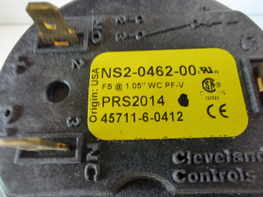 Cleveland Controls Ns2-0462-00 Plastic Air Switch