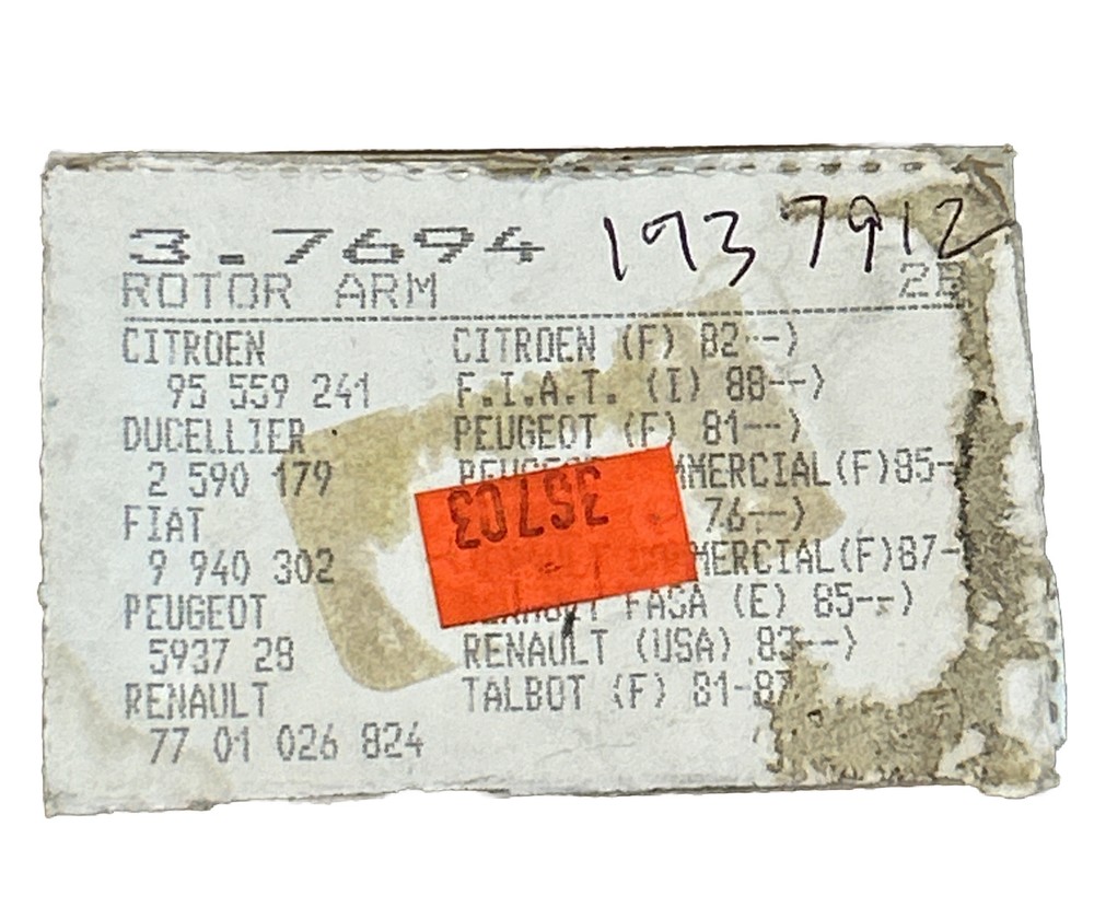 Facet distributor rotor 3.7694
