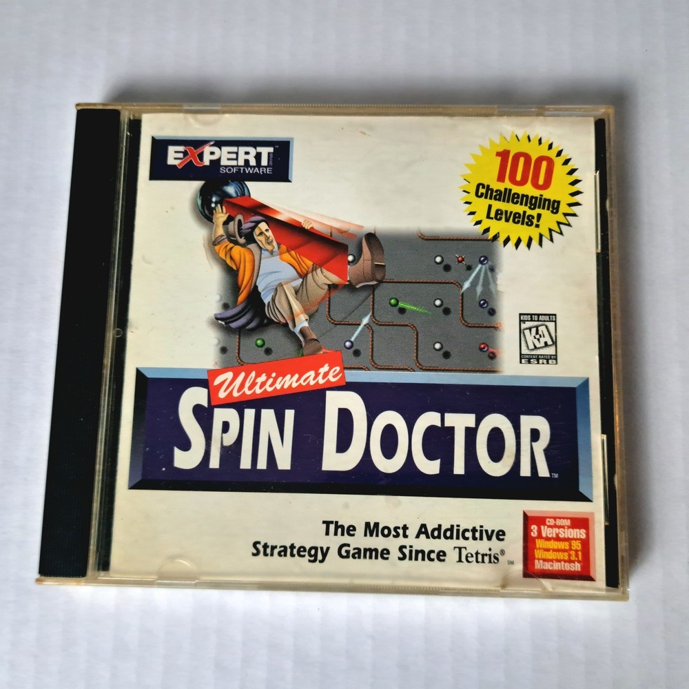 Vintage Ultimate Spin Doctor Expert Software PC Game Win/Mac CD-ROM 1997