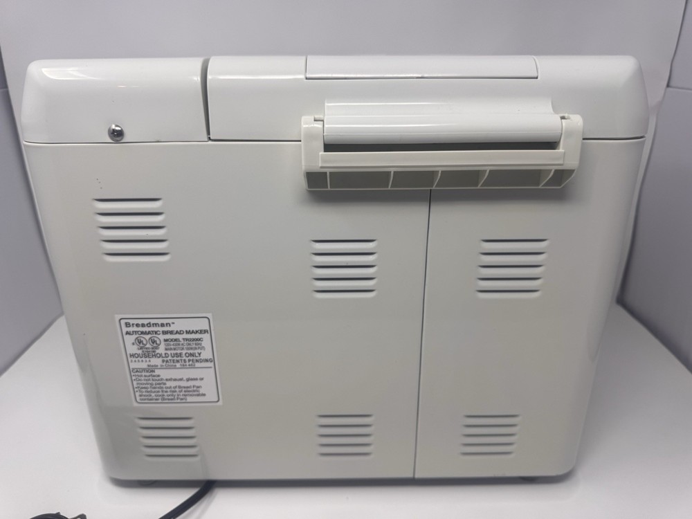 Breadman Ultimate TR2200C Bread Maker Automatic Machine Tested Works (See Video)