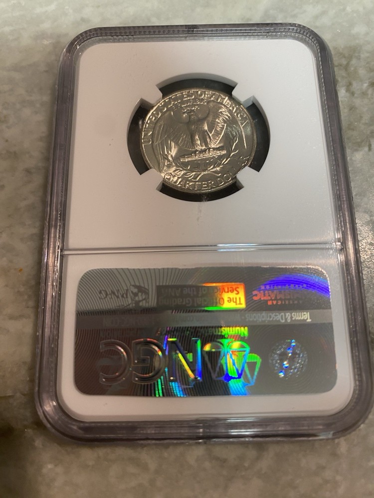 1948 Washington Quarter NGC MS 65