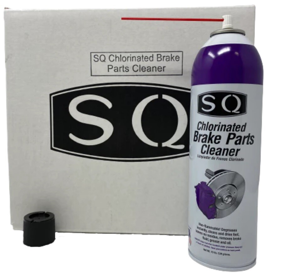 SQ Non Flammable Brake Cleaner, 19 oz per can, Not for use in CA and NJ