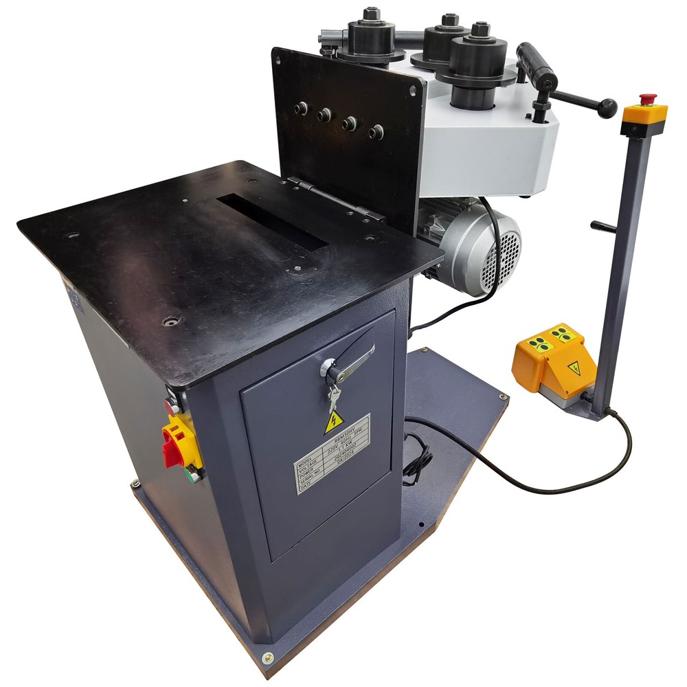 Vertical Type 30 Electric Hydraulic Rolling Machine Roll Bender 220V Three-phase