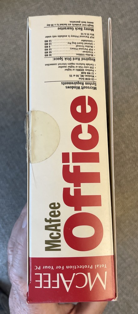 McAfee Office Windows ME 95 98