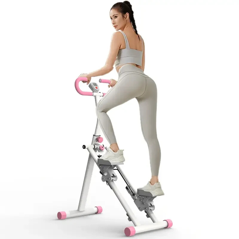 Stair Stepper Vertical Climber Machine Compact Folding Cardio Exercise Climber