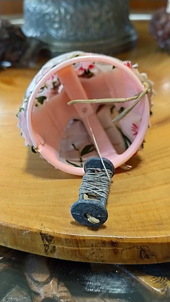 Vintage 1930s plastic dancing doll pull cord toy