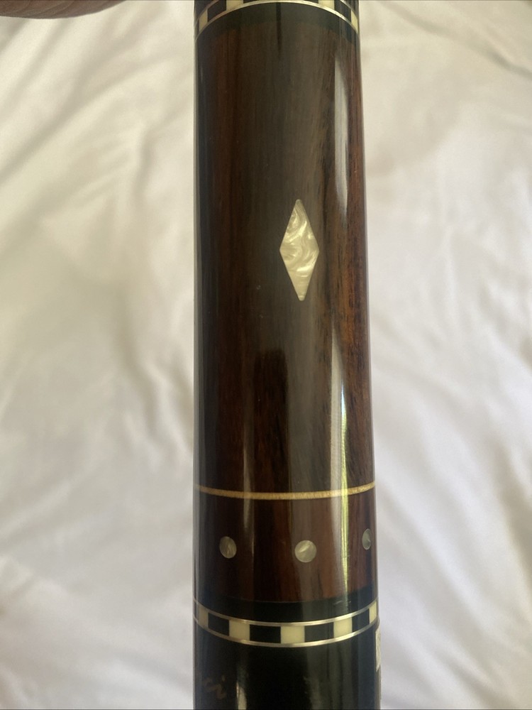 Da Vinci Pool Que Brown Handle, Single Diamond Decal 19 Oz