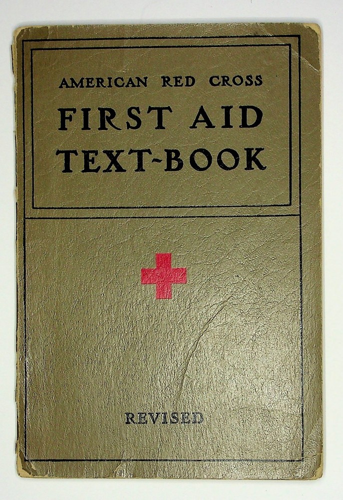 American Red Cross First Aid Book, 1940