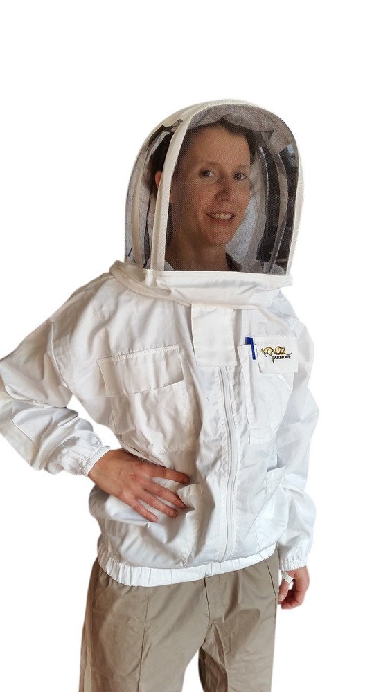 BEEKEEPING JACKET "OZ ARMOUR" HEAVY DUTY POLY COTTON