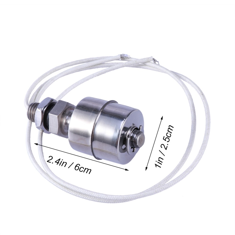 Stainless Steel Floating Switch Water Level Controller Liquid Level Sensor New