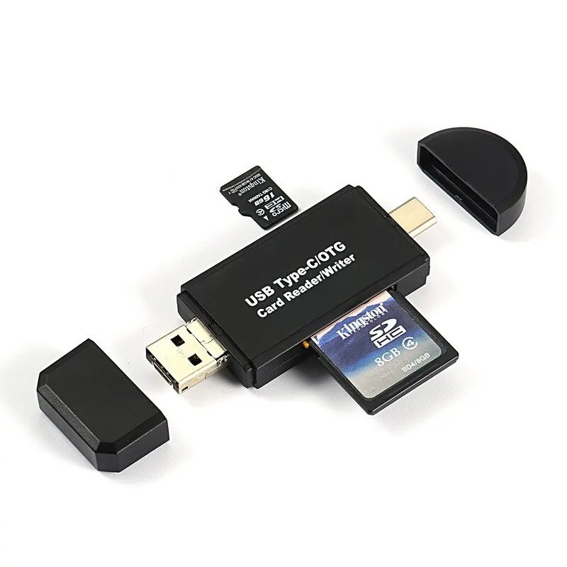 Card Reader USB 3.0 Type C Micro SD TF OTG Smart Memory Adapter Laptop Computer