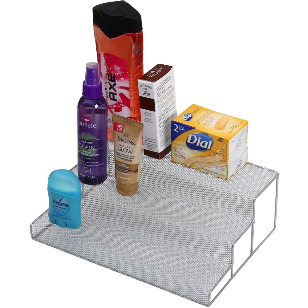 YBM Home Kitchen Mesh 3 Tier Spice Rack Step Shelf Organizer, Multipurpose
