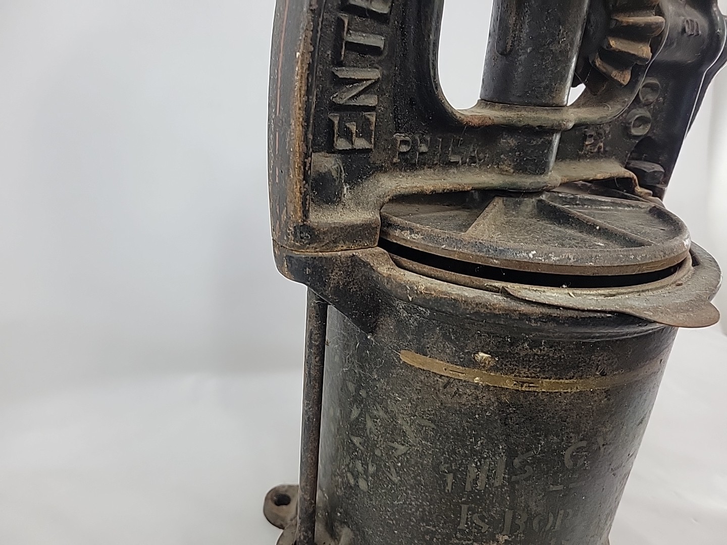 Antique Cast Iron Enterprise 4 Quart Fruit Press & Sausage Stuffer No. 25