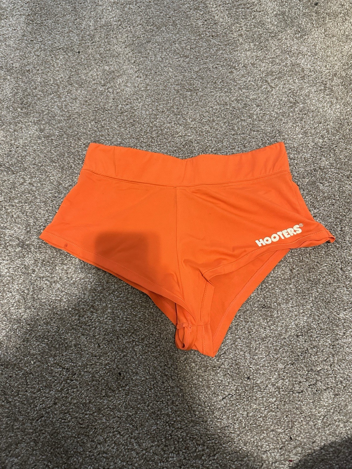 Original Hooters Orange Hot Pants Women's XS thong