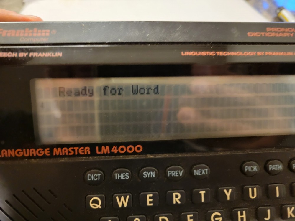 Franklin Computer Language Master Lm4000