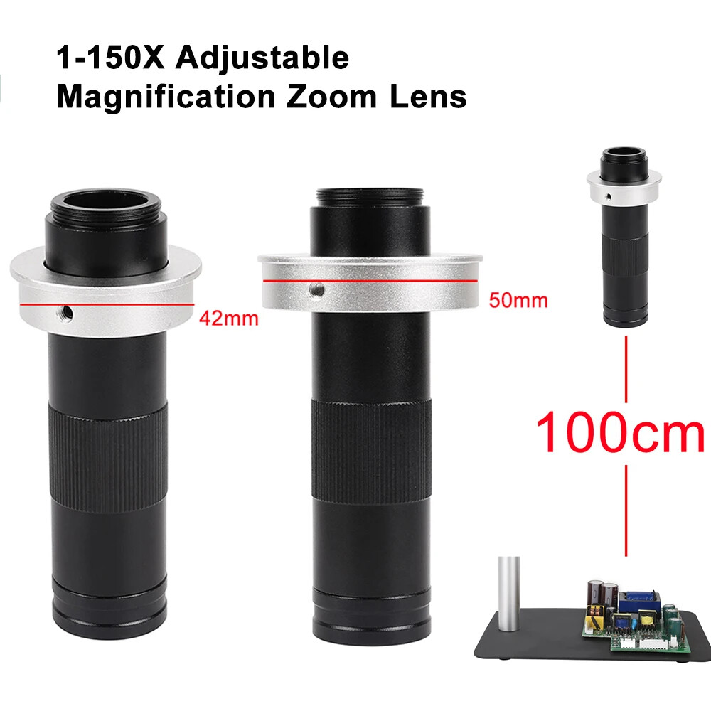 Adjustable Magnification Microscope Lens Zoom C Mount Lens For Microscope Camera