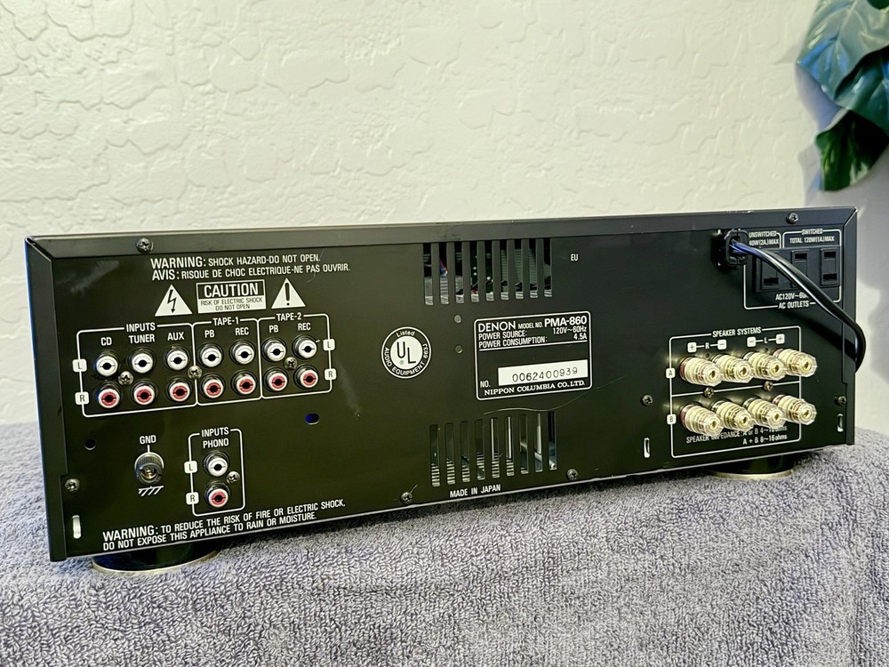 Denon PMA-860 Integrated Amplifier Unit- Fully Serviced