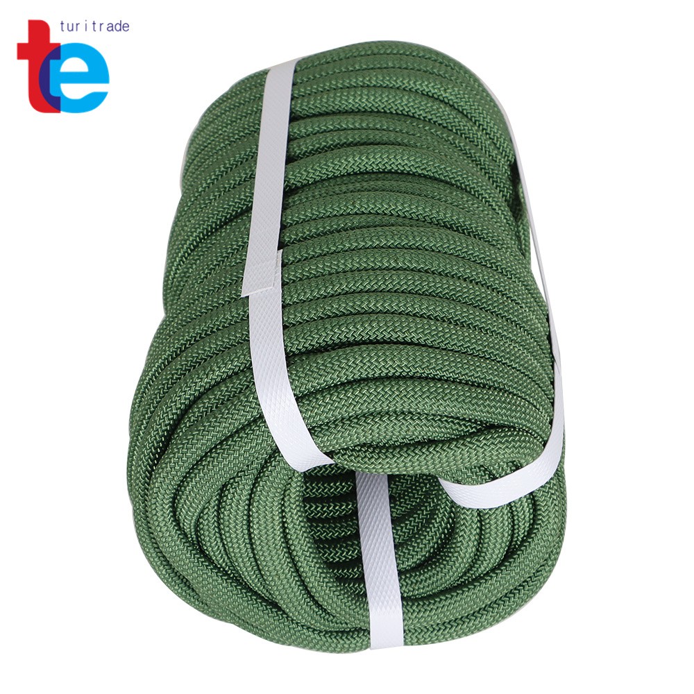Armygreen High Strong Pulling Rope Braided Polyester Rope 3/8" × 100' 3520Lbs