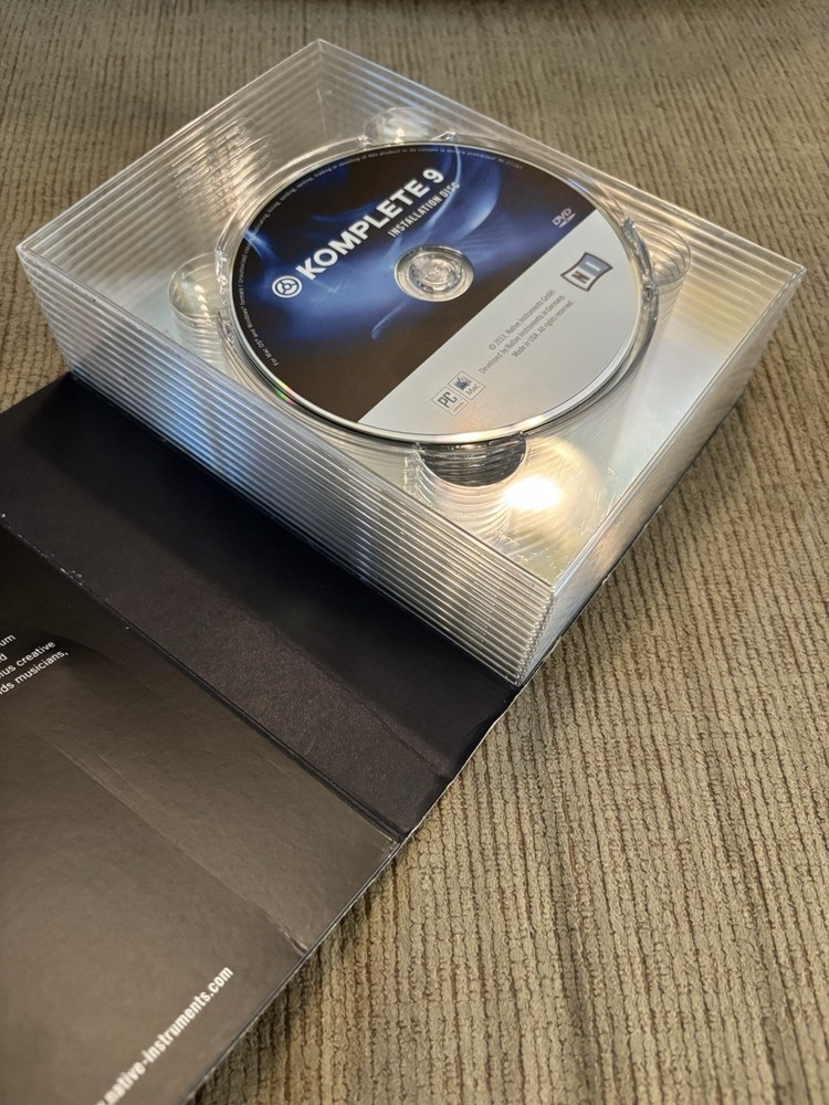 Komplete 9 Native Instruments & Effects Collection 12 Discs No Serial Number