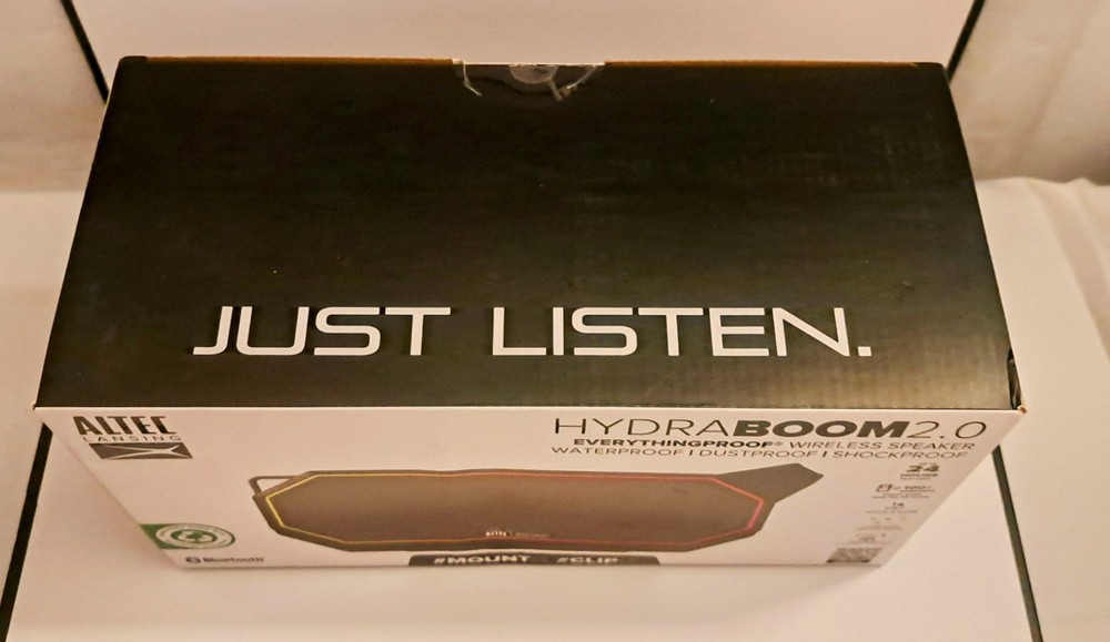 Altec Lansing HydraBoom 2.0 Bluetooth Speaker - Black