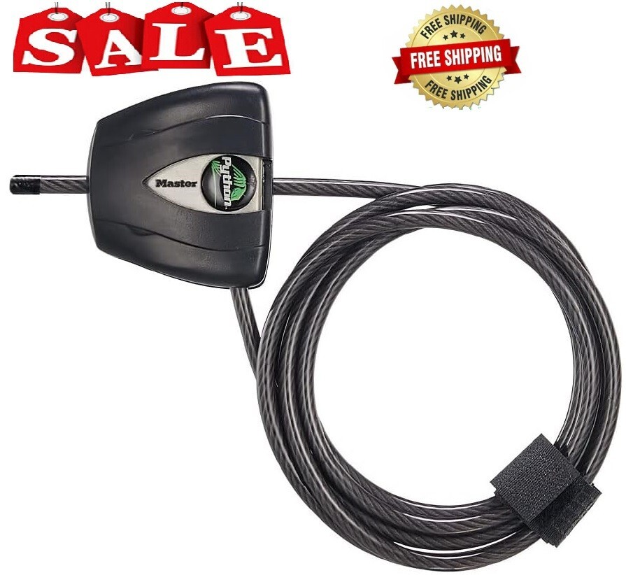 Python Cable Lock for Trail Camera Outdoor Equipment Locking Security Adjustable