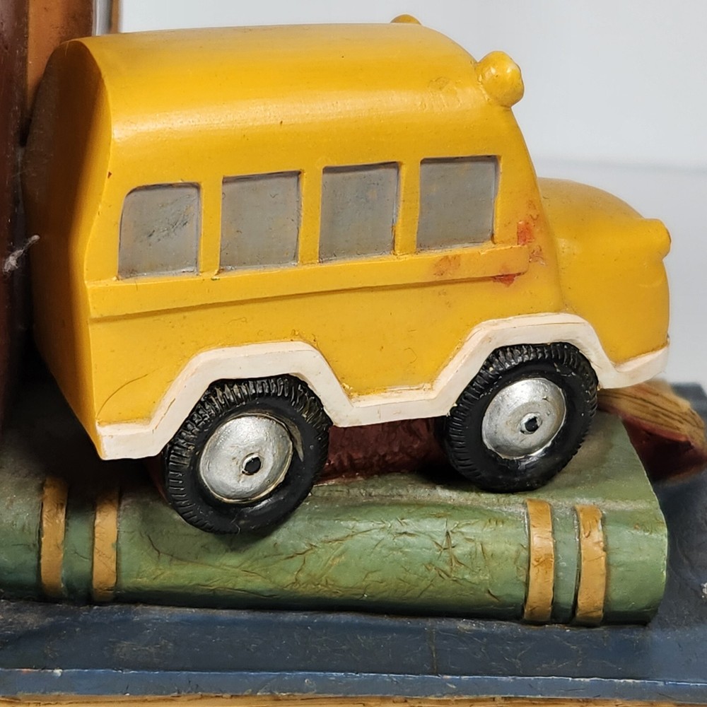 Vintage Single Bookend Replacement School Bus Classroom Mantle Office Decor