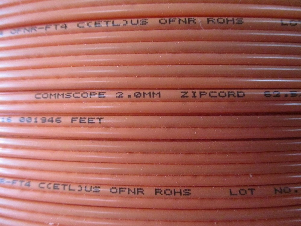 COMMSCOPE FIBER OPTIC CABLE ROLL MULTI-MODE (2046 FT.) T116221