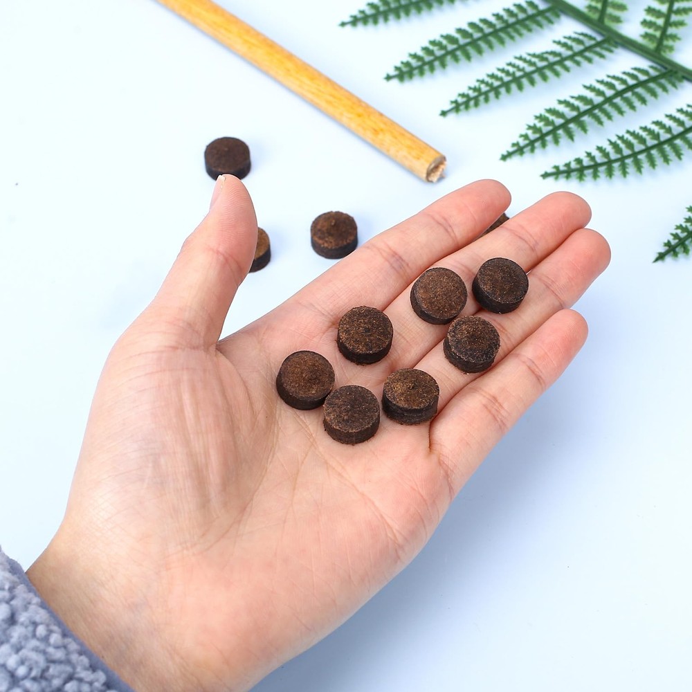 10 Pieces Billiard Pool Cue Tips Pool Stick Replacement Tips with Storage Box...