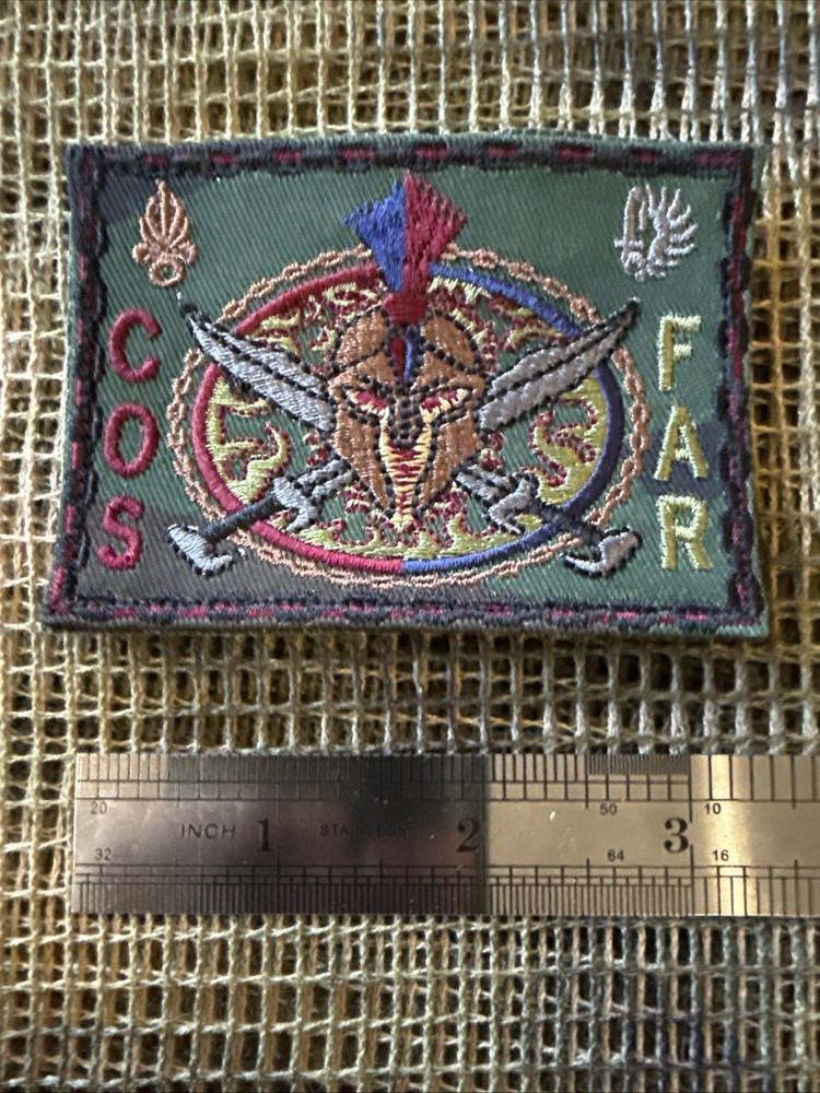 French Army COS FAR Commando Afgan War Patch -ODG Camo Patch