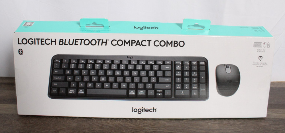Logitech Bluetooth Compact Combo - Pink Or Black: Wireless Technology 920-013509