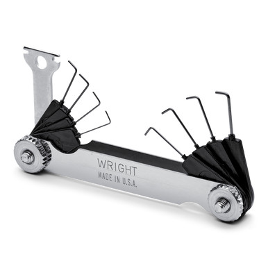 Wright tool 9531, Feeler Gauge - Spark Plug Wire Gauge - 8 Blade