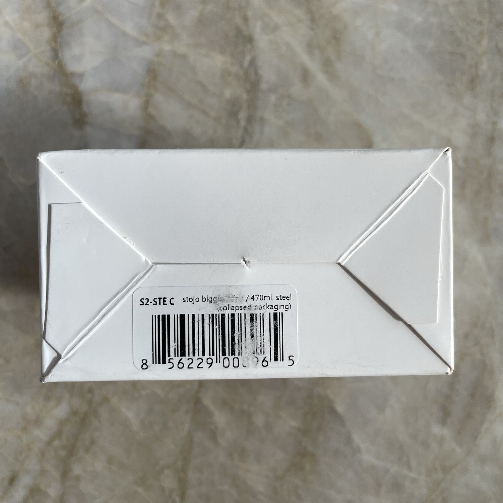 Stojo Collapsible Cup 16oz New Blue Hot or Cold Reusable Silicone Travel Camp