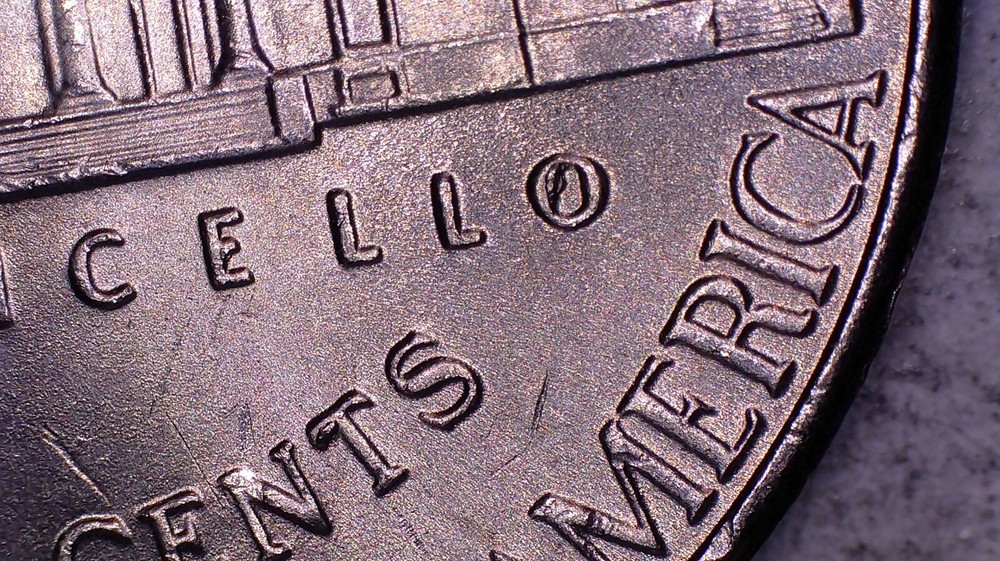 2021 P Jefferson Nickelwith Multiple Reverse Die Chips(#77427)
