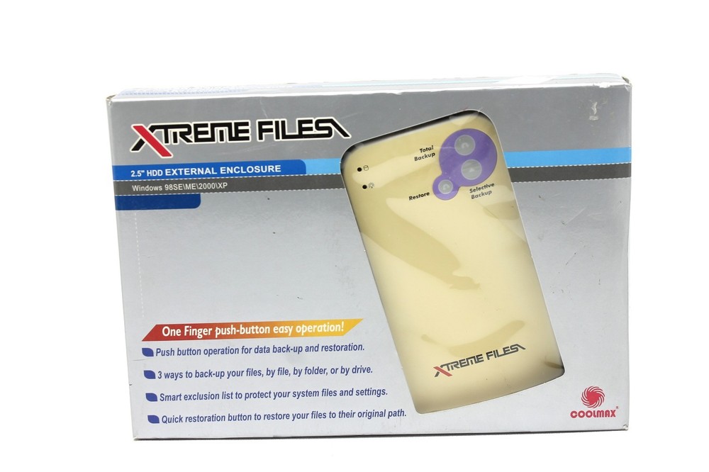 CoolMax Xtreme Files 2.5" HDD External Enclosure