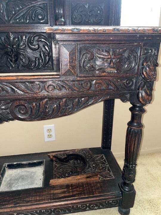 Early 1800’s antique Hall tree