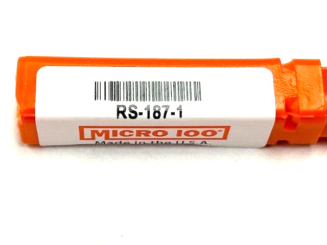 3/16" X 3/8" SPLIT SOLID CARBIDE SPLIT BLANK SINGLE END MICRO 100 RS-187-1