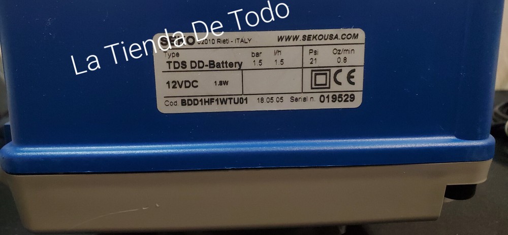 TDS DIGITAL TIMER DRAIN PUMP FITS BDD1HF1WTU01 FOR SEKO USERS READ