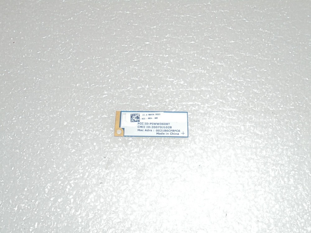 NEW Dell OEM Truemobile 360 Bluetooth Wireless 2.0 Internal Module R845N