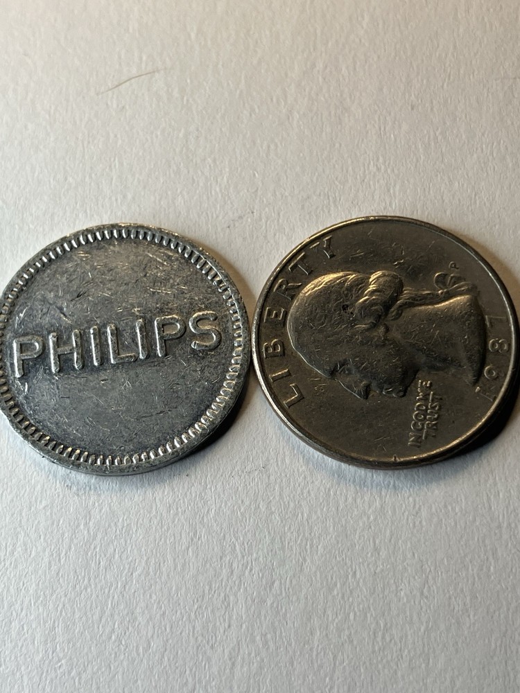 Vintage Philips Token Aluminum #uL1