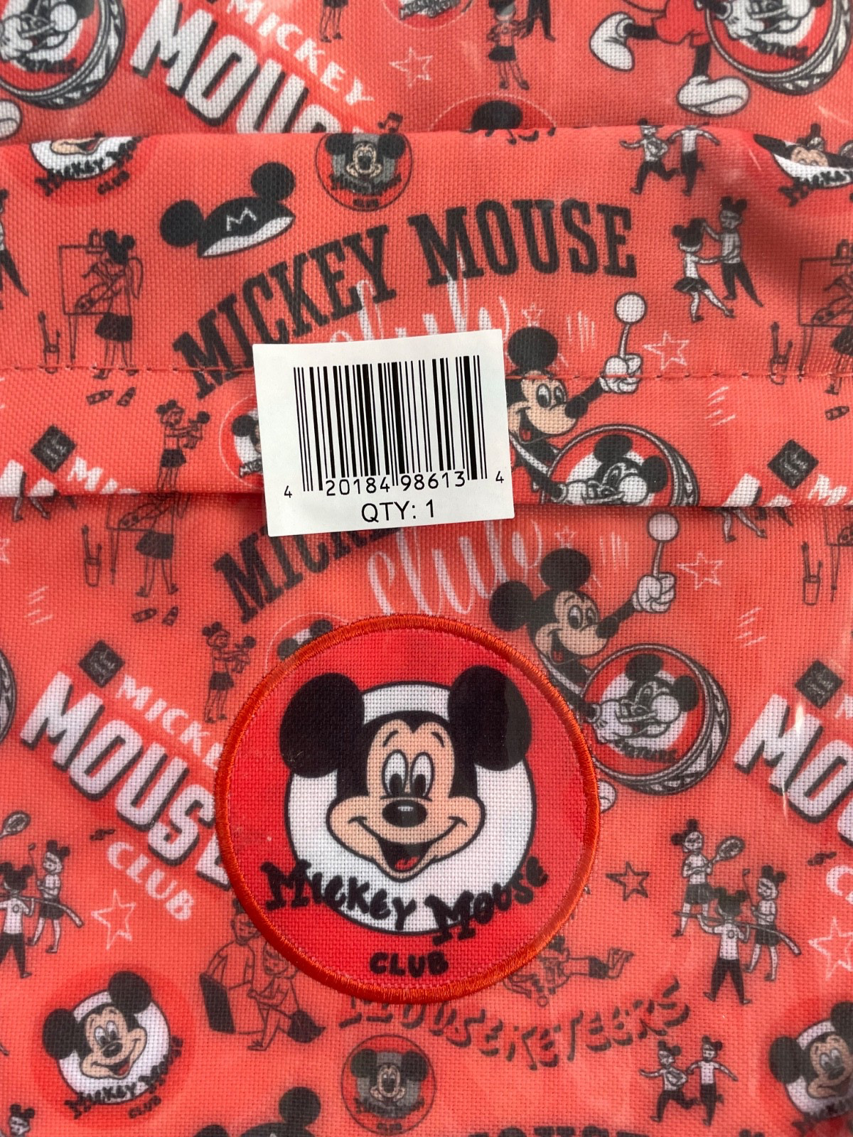 DISNEY PARKS MICKEY MOUSE CLUB FULL SIZE BACKPACK BNWT