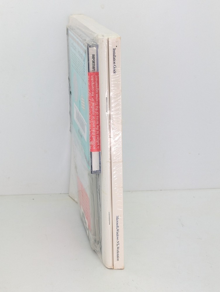 Sealed NOS Microsoft Windows NT Workstation Version 3.51 Key CD Floppy COA Vtg