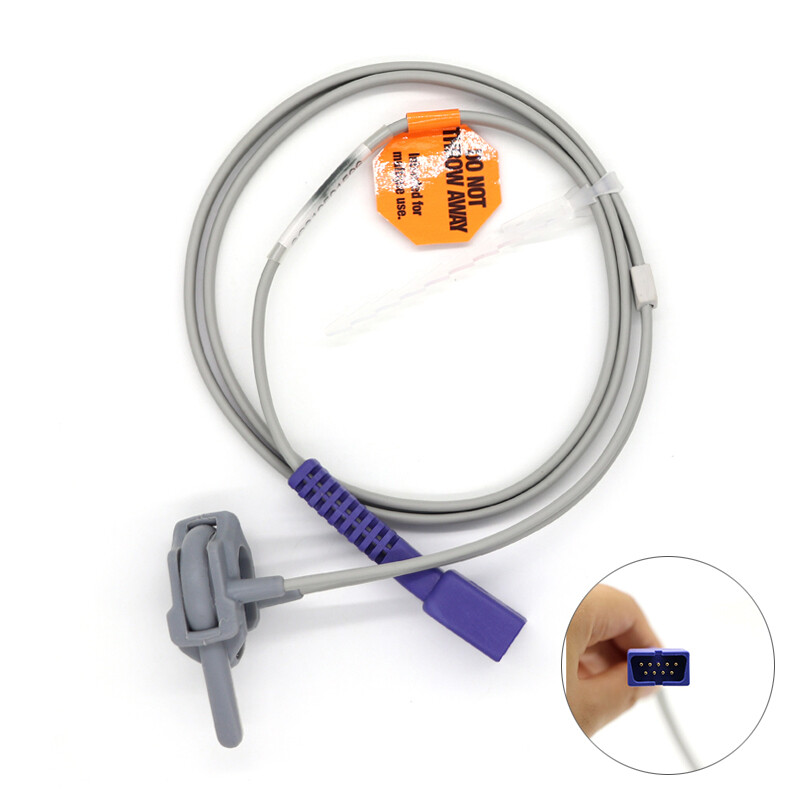 2Pc Used For Oximax Pulse Oximeters SpO2 Sensor Neonate Wrap sensor DB9