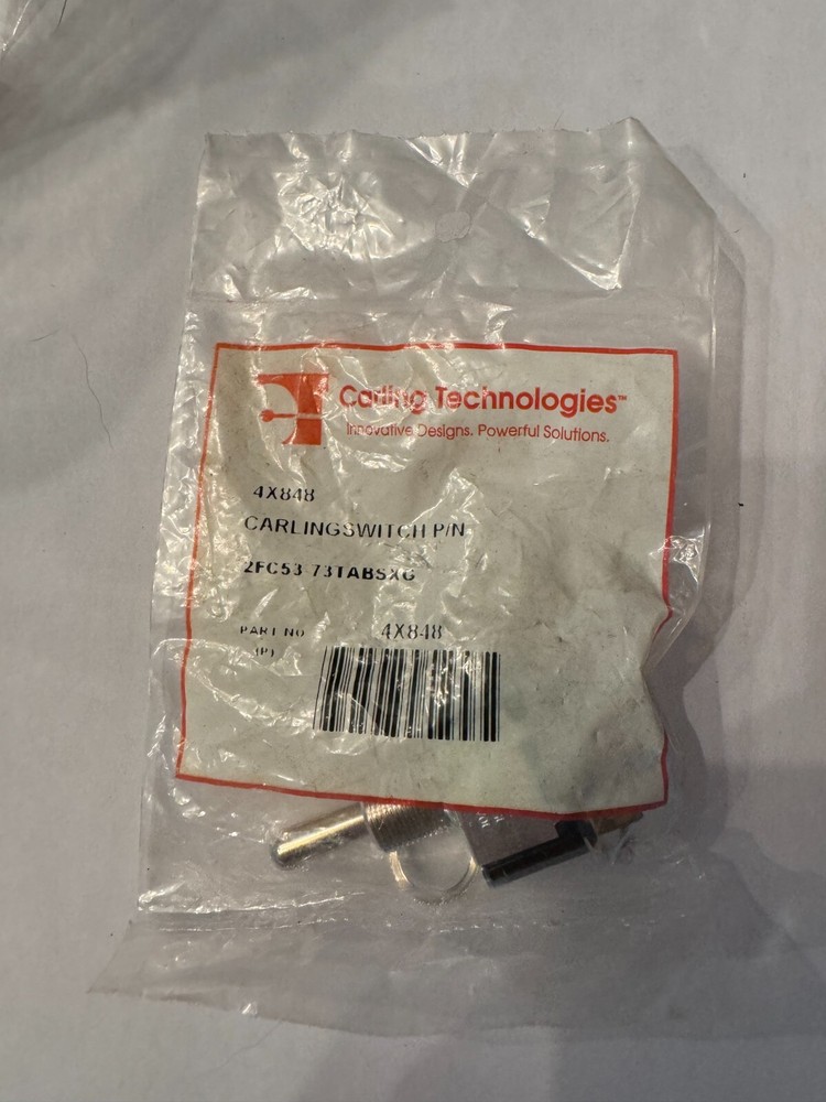 New Carlingswitch 4X848 2FC53-73TABSXG Toggle Switch