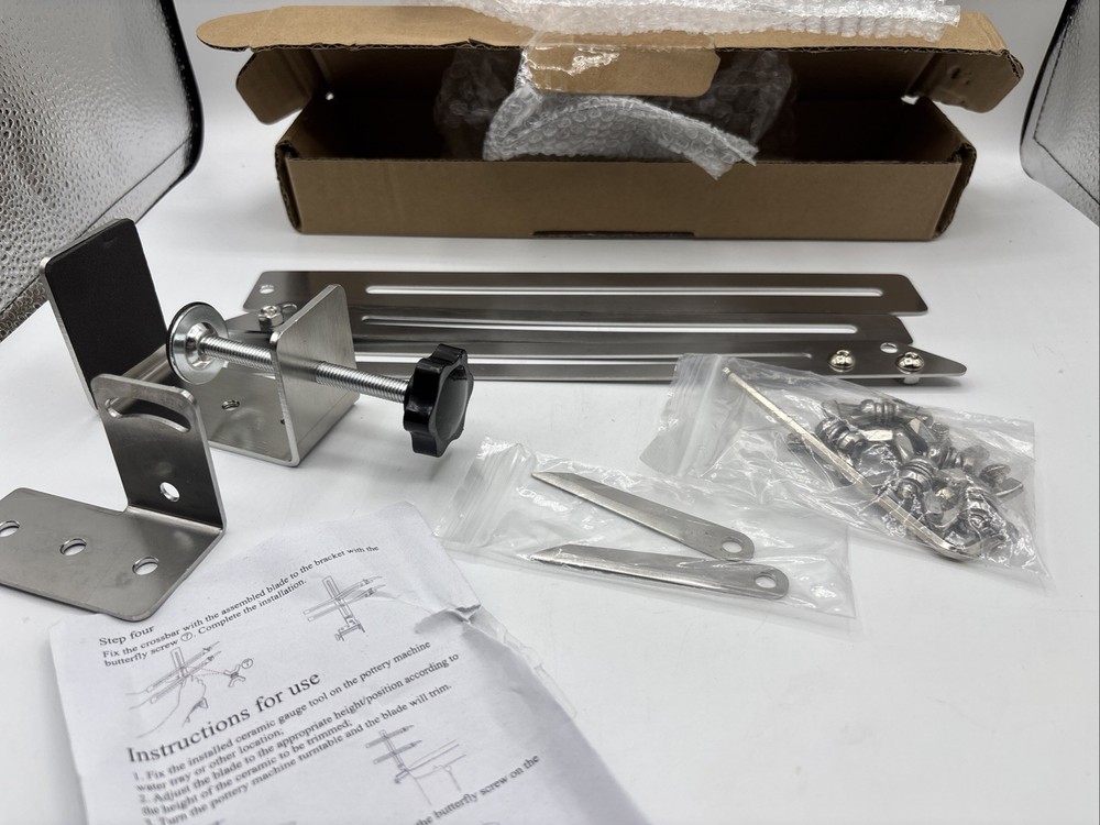 Pottery Gauge Throwing Tool , Clamp, blade etc…