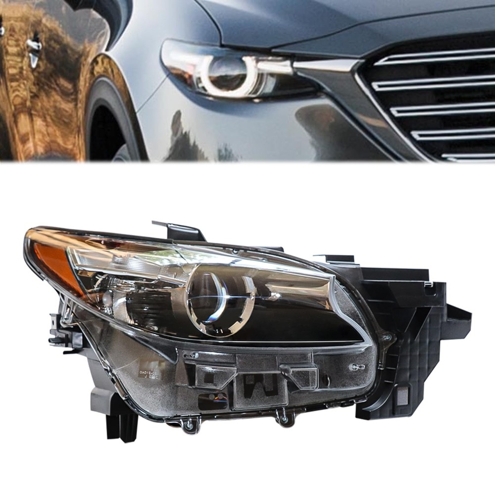 Front LED Headlights Assembly 2016-2020 CX-9 Passenger Side Right