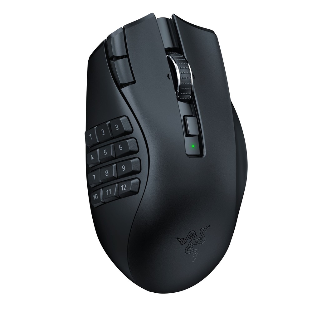Razer - Naga V2 HyperSpeed MMO Wireless Optical Gaming Mouse with 19 Programm...